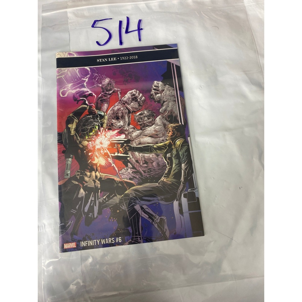 Marvel Infinity Wars 6 Comic Book Stan Lee 1922 2018 Tribute Cover NM